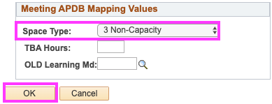 Meeting APDB Mapping Values